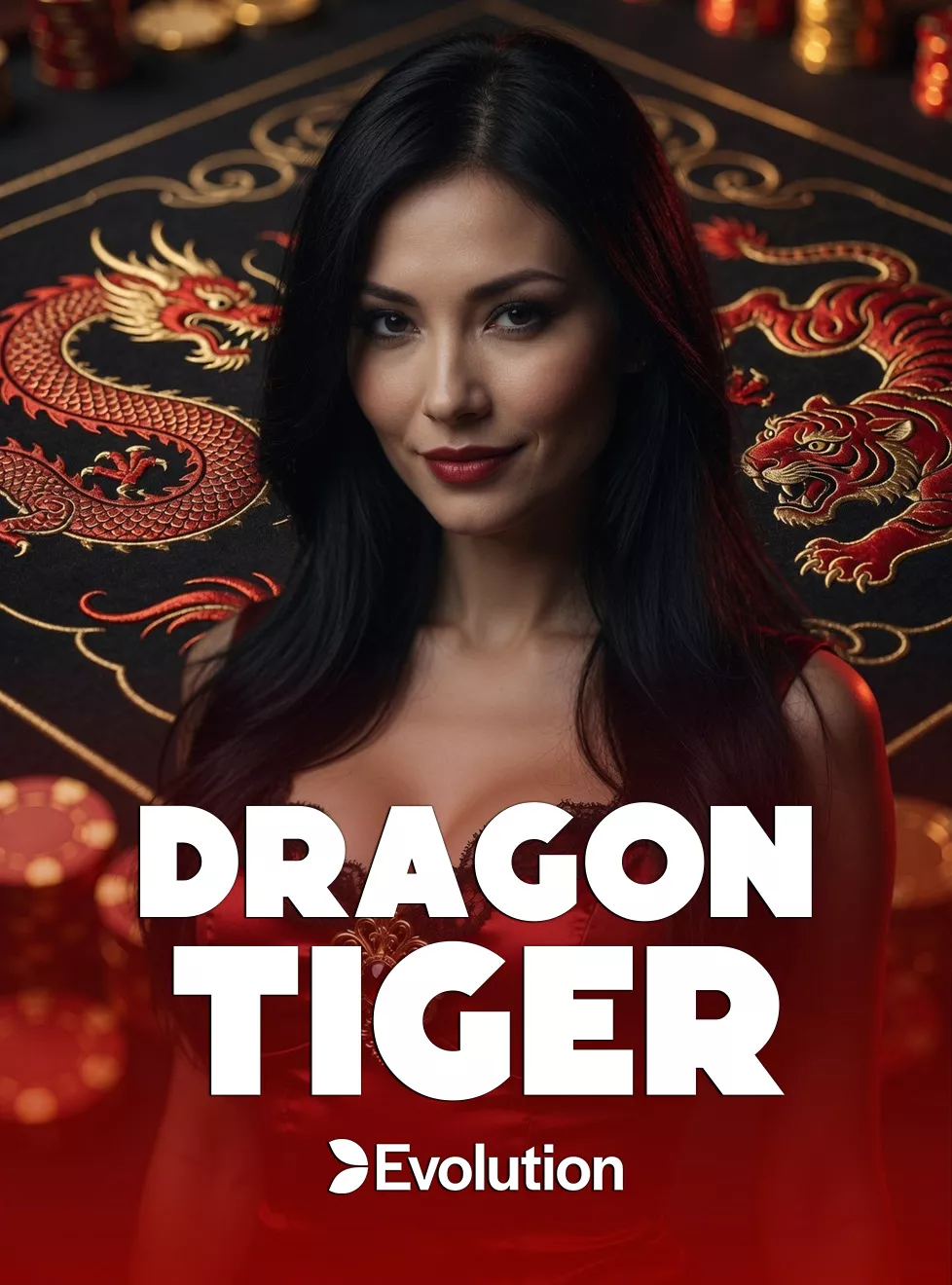 ปกเกม Dragon Tiger ของ Evolution