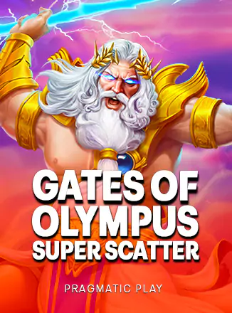 ปกเกม Gates of Olympus Super Scatter ของ Pragmatic Play