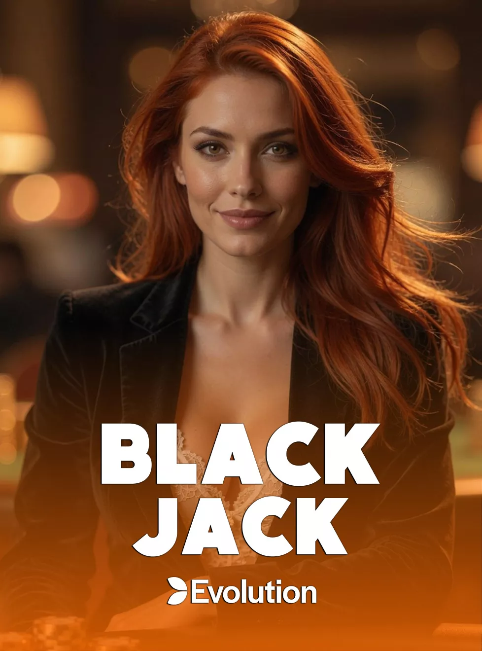 ปกเกม Blackjack A ของ Evolution